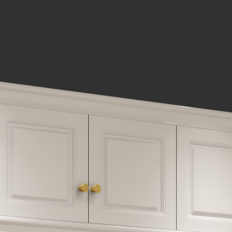 Armadio in legno in stile moderno colore bianco morbido armadio del cassetto vicino