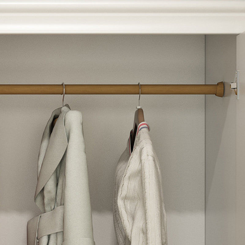 Armadio in legno in stile moderno colore bianco morbido armadio del cassetto vicino