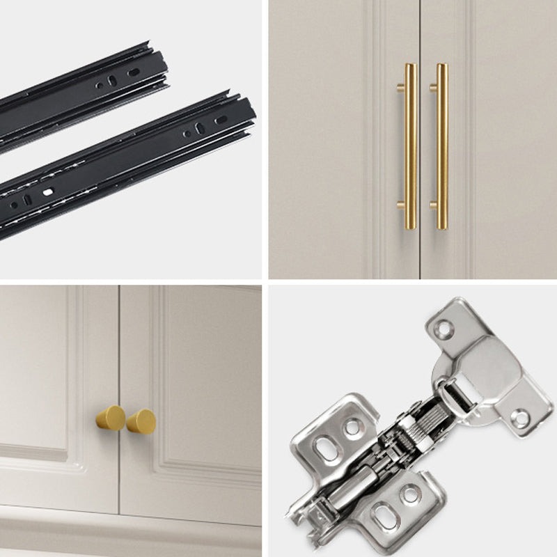 Armadio in legno in stile moderno colore bianco morbido armadio del cassetto vicino