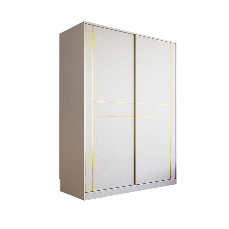 Armario de madera de estilo moderno Color blanco de madera suave armario de cajón cerrado