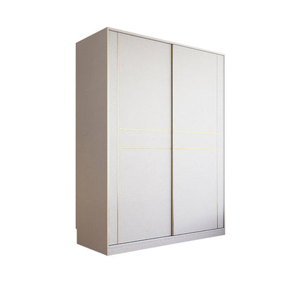 Armario de madera de estilo moderno Color blanco de madera suave armario de cajón cerrado