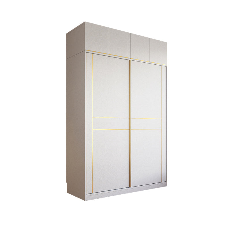 Armario de madera de estilo moderno Color blanco de madera suave armario de cajón cerrado
