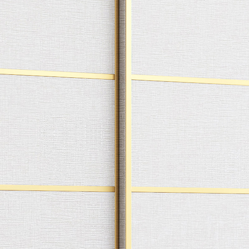 Armario de madera de estilo moderno Color blanco de madera suave armario de cajón cerrado