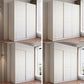 Armario de madera de estilo moderno Color blanco de madera suave armario de cajón cerrado