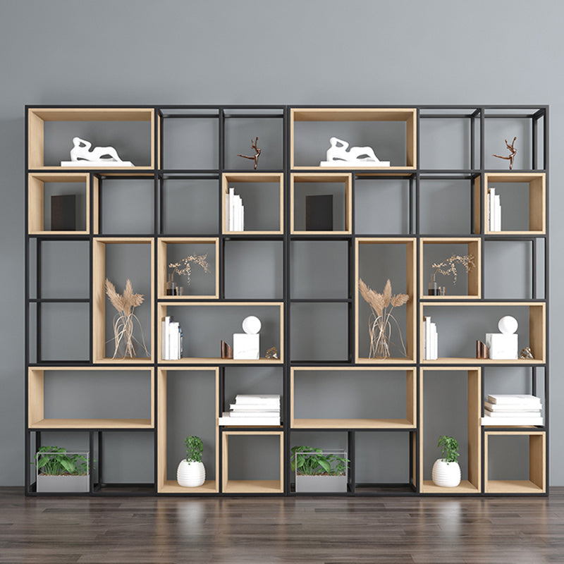 Modern Office Open Shelf Natural 11.81" W Engineered Wood Bookshelf Clearhalo 'Bookcases' 'furn' 'furn_bookcases' 'Furniture' 'Office Furniture' 5743098