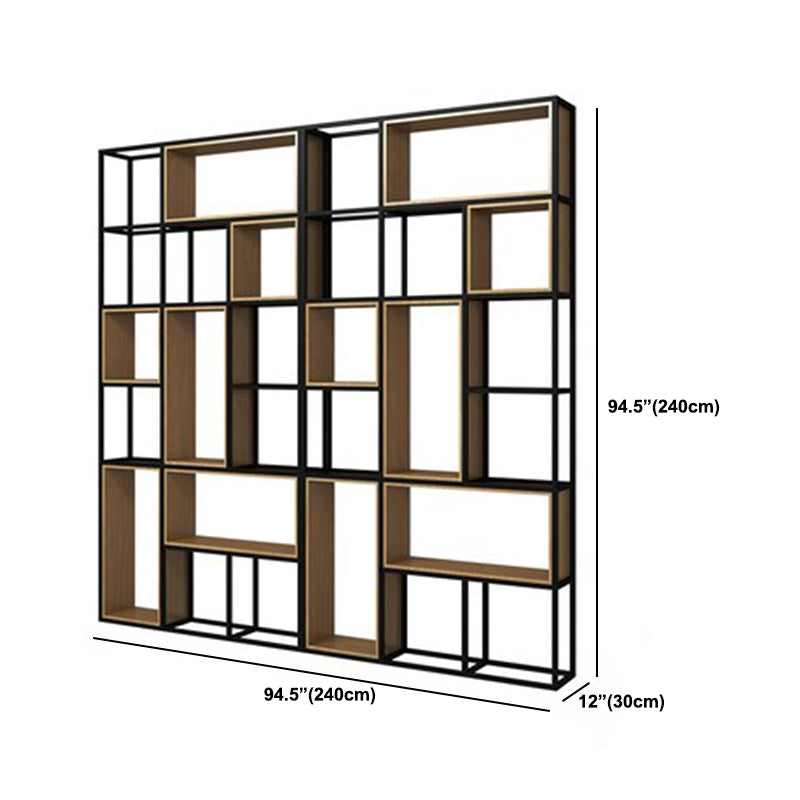 Modern Office Open Shelf Natural 11.81" W Engineered Wood Bookshelf Clearhalo 'Bookcases' 'furn' 'furn_bookcases' 'Furniture' 'Office Furniture' 5743122