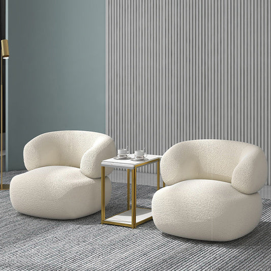 Modern eenvoudige gebogen bank 30,7 "Hoge hellende arm woonkamer zitplaatsen