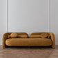 Modern Simple Wool Sofa 2/3-Seater Sloped Arm Sofa with Pillows