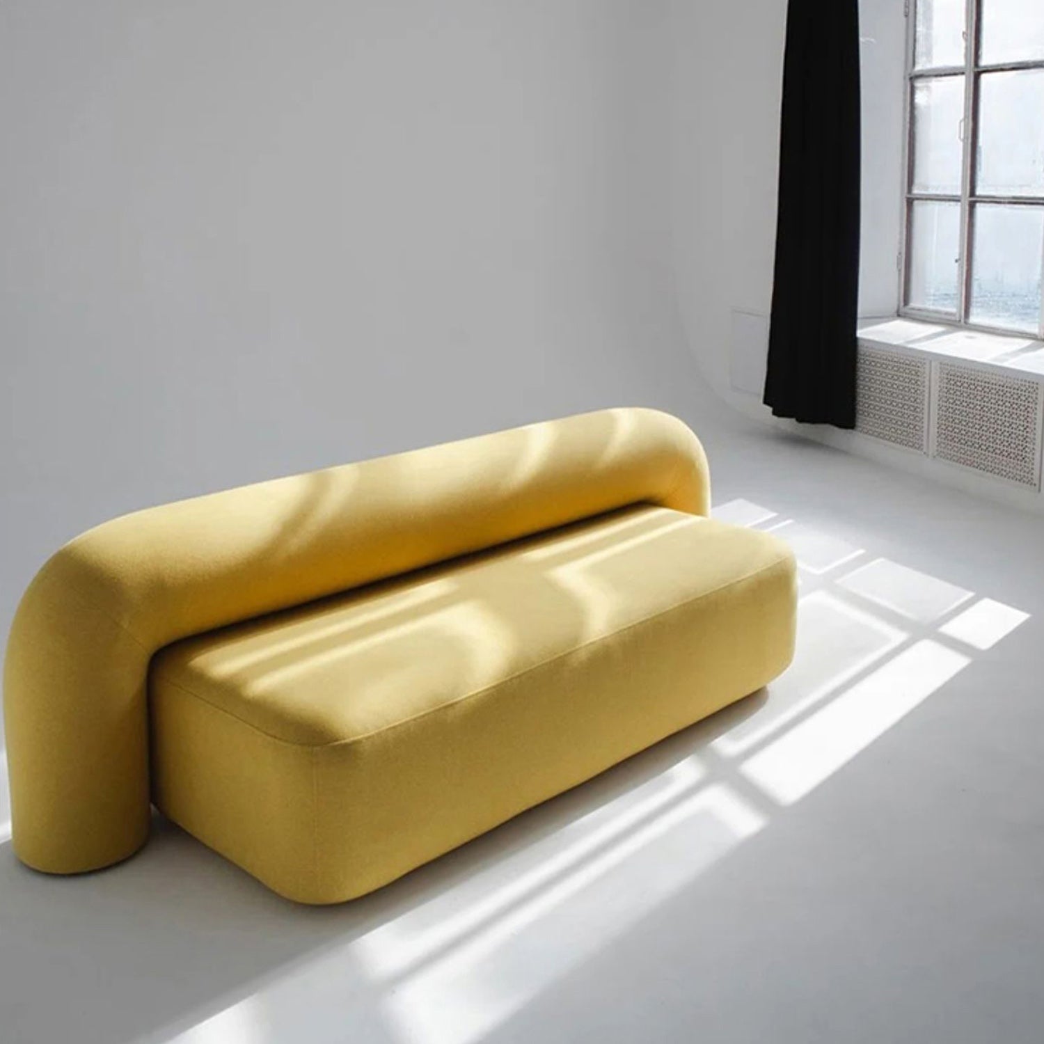 Modern Minimalist Velvet Sofa 2/3-Seater Armless Living Room Sofa Clearhalo 'furn' 'furn_sofas' 'Furniture' 'Living Room Furniture' 'Sofa' 'sofas' 5743693