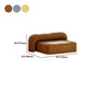 Modern Minimalist Velvet Sofa 2/3-Seater Armless Living Room Sofa Clearhalo 'furn' 'furn_sofas' 'Furniture' 'Living Room Furniture' 'Sofa' 'sofas' 5743694