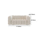 White Tuxedo Arm Sofa 39.37" Wide Contemporary Sofa for Living Room