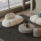 Contemporary Armless Sofa Wool Cloud-Shaped Seating in Cream Clearhalo 'furn' 'furn_sofas' 'Furniture' 'Living Room Furniture' 'Sofa' 'sofas' 5743723