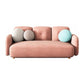 Contemporary Square Arm Sofa 28.74" Wide Standard Sofa for Living Room