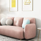 Contemporary Square Arm Sofa 28.74" Wide Standard Sofa for Living Room