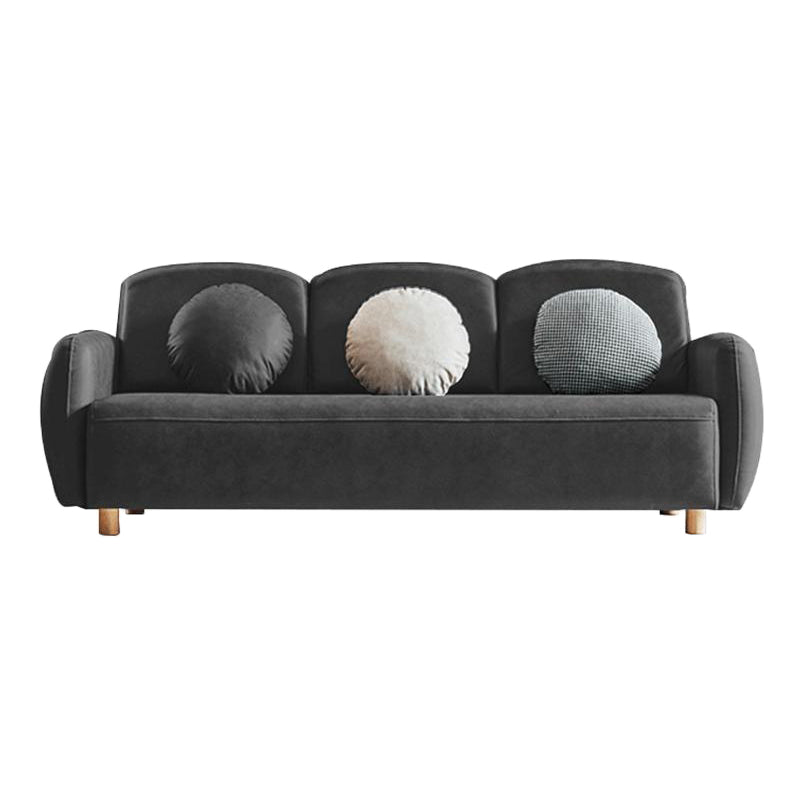 Contemporary Square Arm Sofa 28.74" Wide Standard Sofa for Living Room