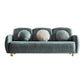 Contemporary Square Arm Sofa 28.74" Wide Standard Sofa for Living Room