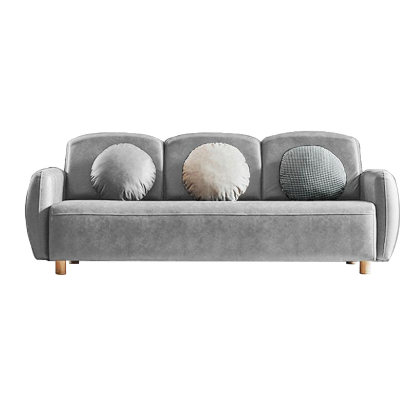 Contemporary Square Arm Sofa 28.74" Wide Standard Sofa for Living Room
