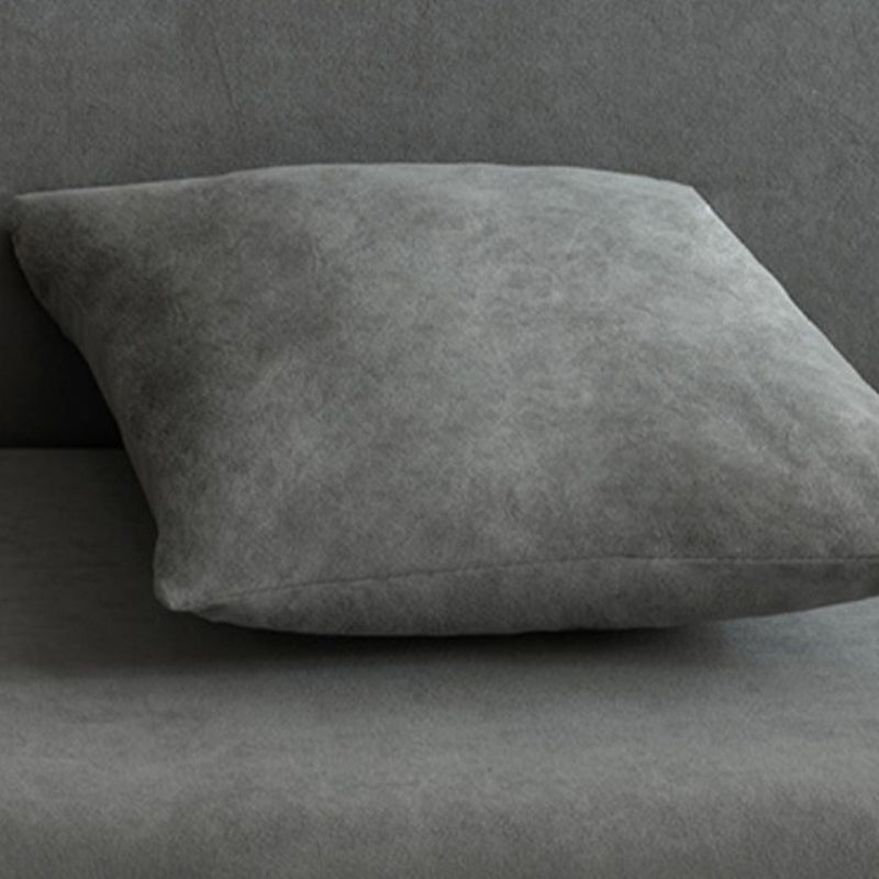 28.34" High Velvet Sofa Contemporary Square Arm Sofa for Apartment Clearhalo 'furn' 'furn_sofas' 'Furniture' 'Living Room Furniture' 'Sofa' 'sofas' 5743858