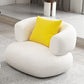White Recessed Arm Curved Sofa Wool Sofa with Sewn Pillow Back Clearhalo 'furn' 'furn_sofas' 'Furniture' 'Living Room Furniture' 'Sofa' 'sofas' 5743907