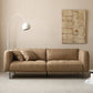 Modern Faux Leather Cushions Sofa Loose Back Tuxedo Arm Living Room Seating Brown Clearhalo 'furn' 'furn_sofas' 'Furniture' 'Living Room Furniture' 'Sofa' 'sofas' 5743934