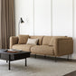 Modern Faux Leather Cushions Sofa Loose Back Tuxedo Arm Living Room Seating Clearhalo 'furn' 'furn_sofas' 'Furniture' 'Living Room Furniture' 'Sofa' 'sofas' 5743944