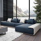 Modern Armless Sectional with Soild Wood Frame for Living Room