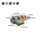 Modern Faux Leather Sectioanl with Pillow Back and Storage for Living Room