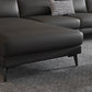 Modern 4-Seater Sectional with Adjustable Head Pillow and Pillow Top Arms