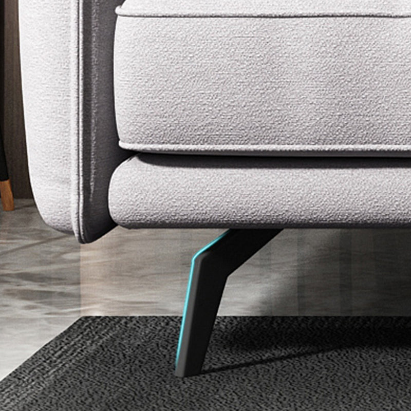 Contemporary Pillow Top Arms Sectional with Pillow Back for 4 People