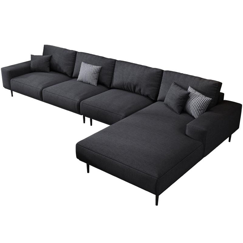 Cuscino contemporaneo indietro sezionale con braccia incassate per 4 persone