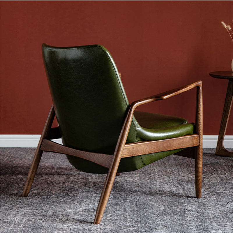 Contemporary Arms Included with Pillow Basic Four Leg Accent Armchair Clearhalo 'Accent Chairs' 'accent_chairs' 'Chairs & Seating' 'furn' 'furn_accent_chairs' 'Furniture' 'Living Room Furniture' 5744310