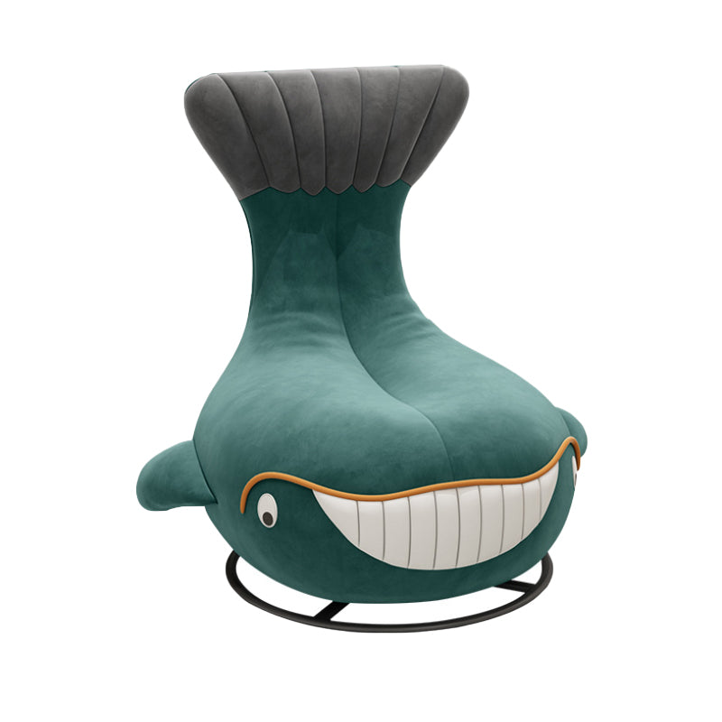 Azzurità imbottita contemporanea con sedia Parsons delle gambe nere