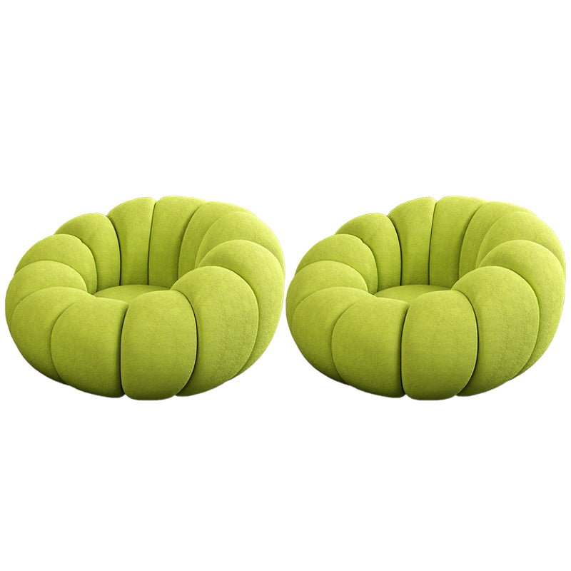 Contemporary Swivel Armless Cushion Back Living Room Parsons Chair