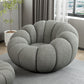 Contemporary Swivel Armless Cushion Back Living Room Parsons Chair