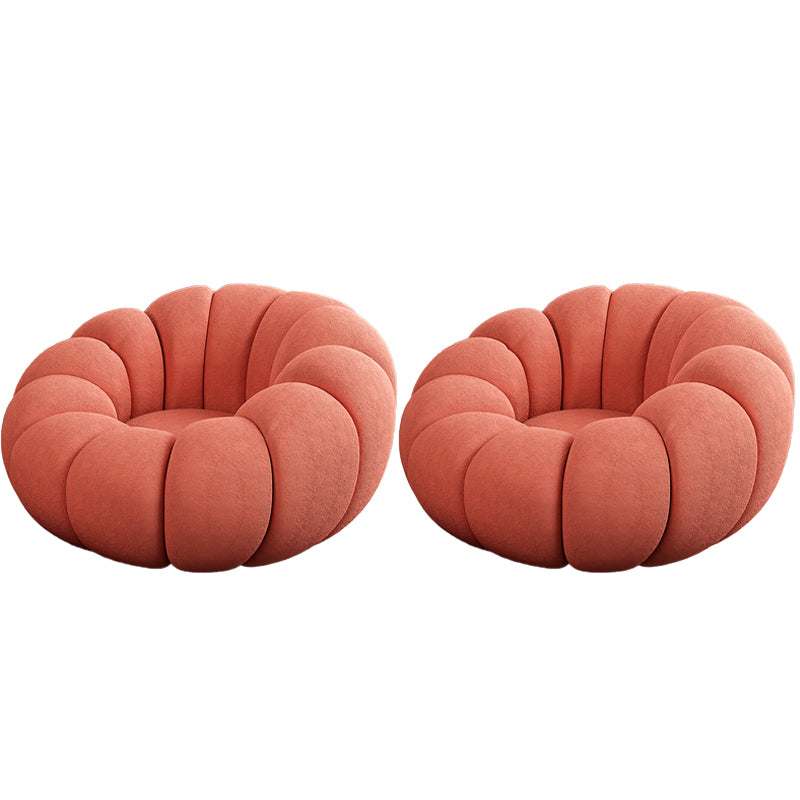 Contemporary Swivel Armless Cushion Back Living Room Parsons Chair