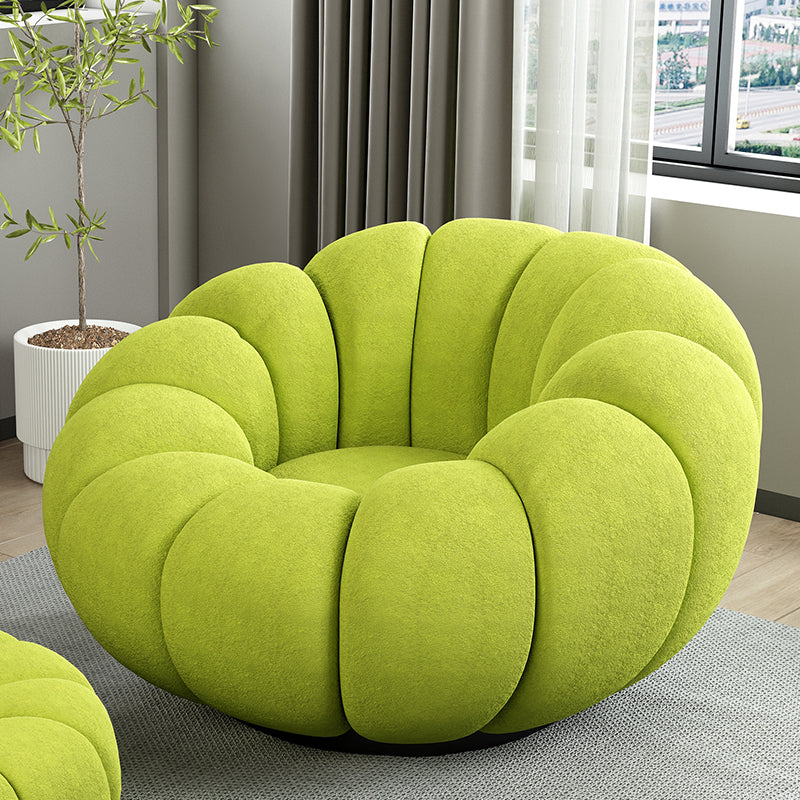 Contemporary Swivel Armless Cushion Back Living Room Parsons Chair