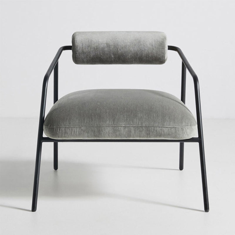 Industrial Style 27.55" Wide Fixed Back 4 Legs Sponge Arm Chair