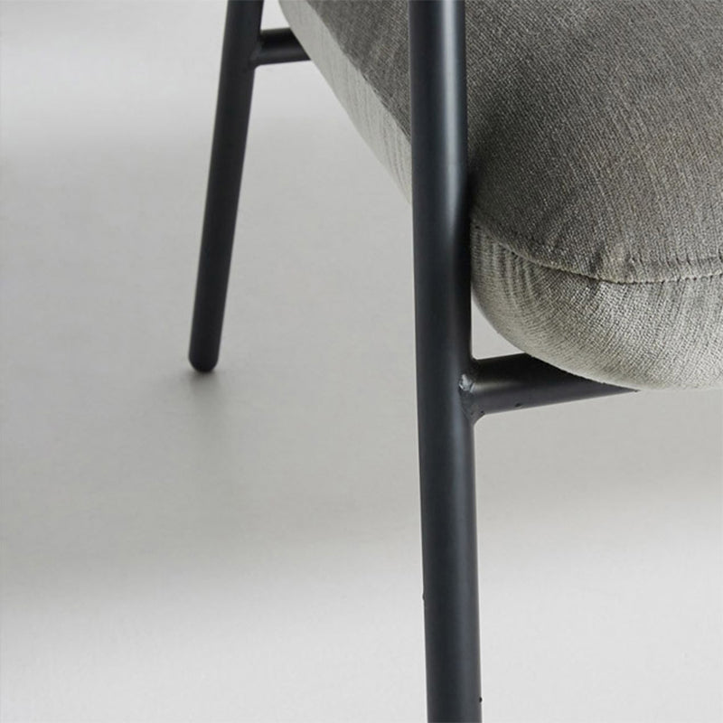 Industrial Style 27.55" Wide Fixed Back 4 Legs Sponge Arm Chair