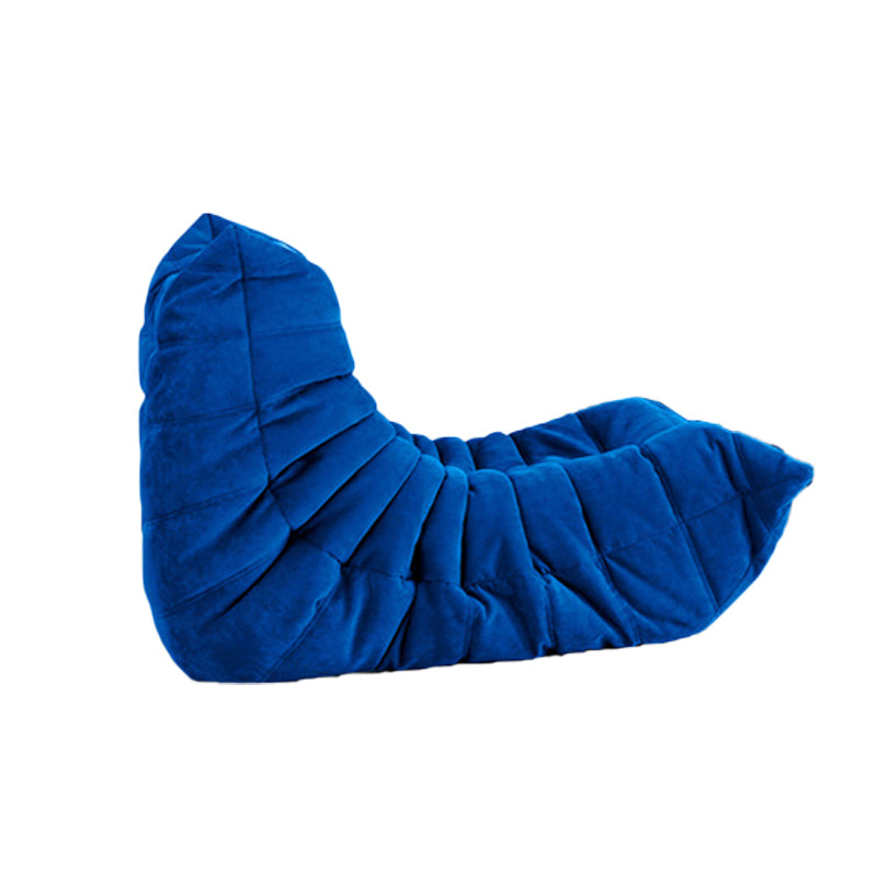 Mid-Century Modern Armless Lounge Chair Fixed Back Accent Room Chair for Bedroom Blue 1 Piece Clearhalo 'Accent Chairs' 'accent_chairs' 'Chairs & Seating' 'furn' 'furn_accent_chairs' 'Furniture' 'Living Room Furniture' 5744485