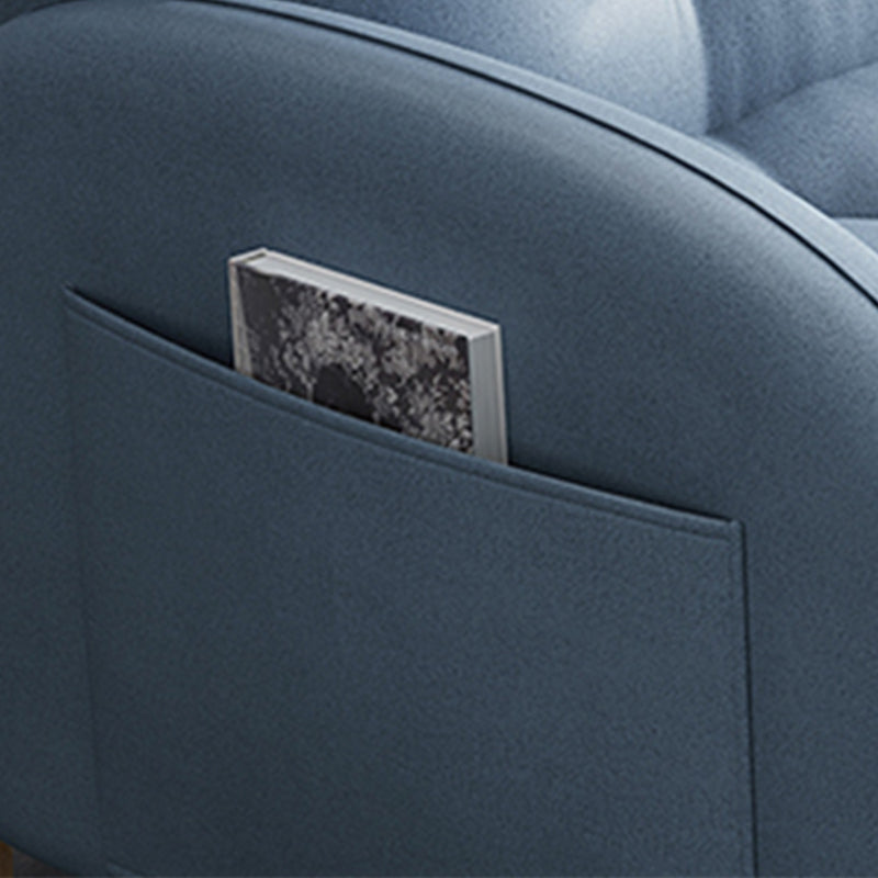 Contemporary Bonded Leather Arms Included with Ottoman Lounge Accent Chair Clearhalo 'Accent Chairs' 'accent_chairs' 'Chairs & Seating' 'furn' 'furn_accent_chairs' 'Furniture' 'Living Room Furniture' 5744516