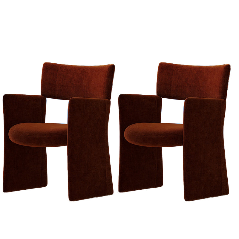 Mid-Century Modern Sled Arm Chair Fixed Back Accent Armchair for Living Room