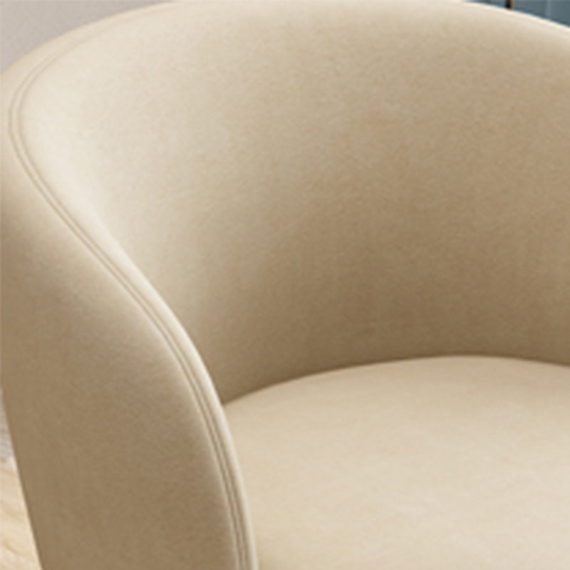 Nordic Fabric Arms Included Basic Four Leg Sloped Arms Accent Armchair