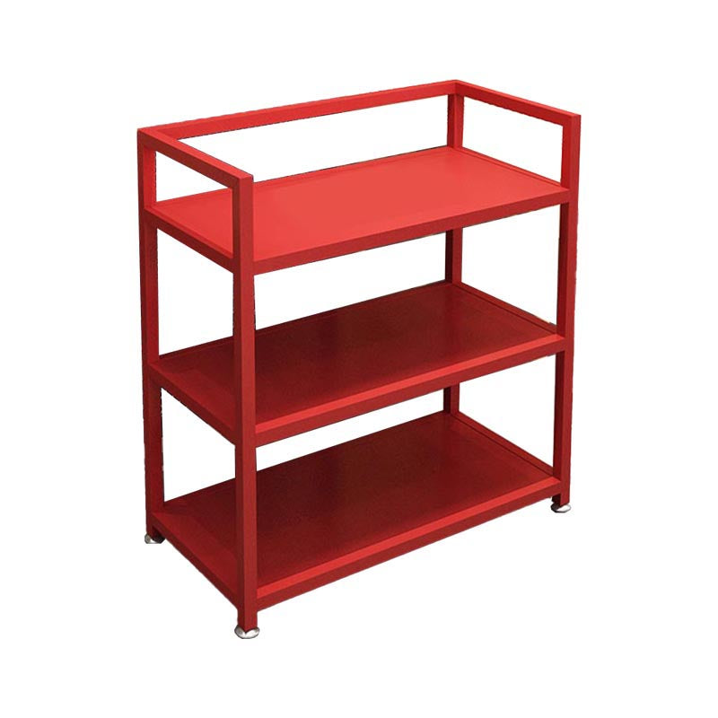 Tavolo da preparazione in metallo contemporaneo 25.59 "H tavolo da preparazione a rotolamento per sala da pranzo