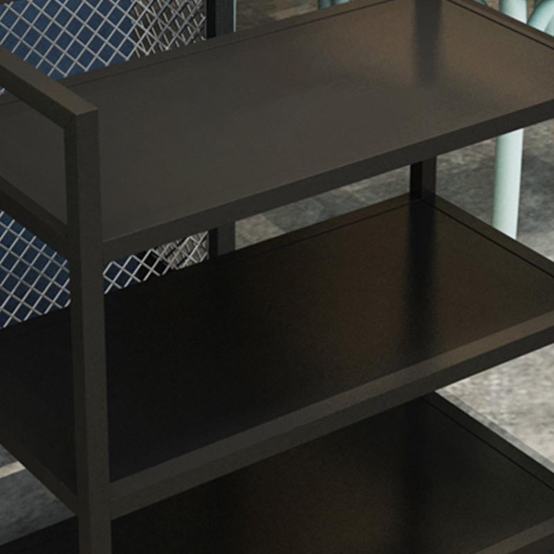 Tavolo da preparazione in metallo contemporaneo 25.59 "H tavolo da preparazione a rotolamento per sala da pranzo