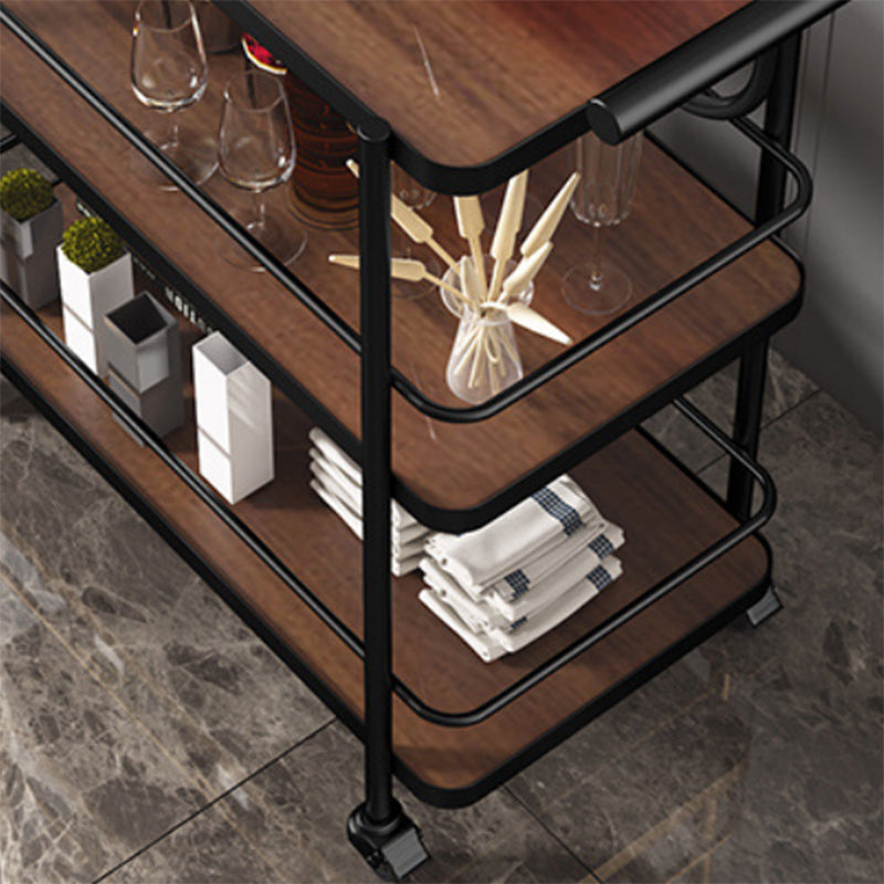 35.43" High Modern Prep Table Rolling Stone Prep Table for Dining Room Clearhalo 'furn' 'furn_kitchen_islands_carts' 'Furniture' 'Kitchen & Dining Furniture' 'Kitchen Islands & Carts' 'kitchen_islands_carts' 5744764