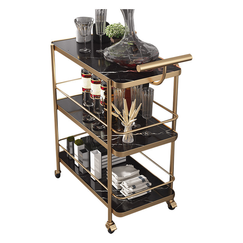 35.43" High Modern Prep Table Rolling Stone Prep Table for Dining Room Clearhalo 'furn' 'furn_kitchen_islands_carts' 'Furniture' 'Kitchen & Dining Furniture' 'Kitchen Islands & Carts' 'kitchen_islands_carts' 5744765