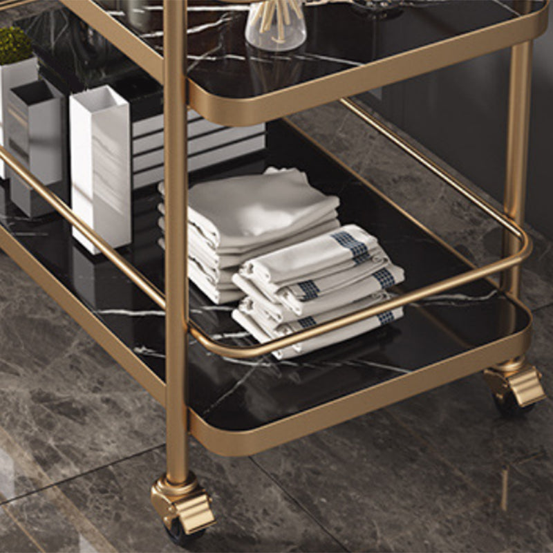 35.43" High Modern Prep Table Rolling Stone Prep Table for Dining Room Clearhalo 'furn' 'furn_kitchen_islands_carts' 'Furniture' 'Kitchen & Dining Furniture' 'Kitchen Islands & Carts' 'kitchen_islands_carts' 5744766