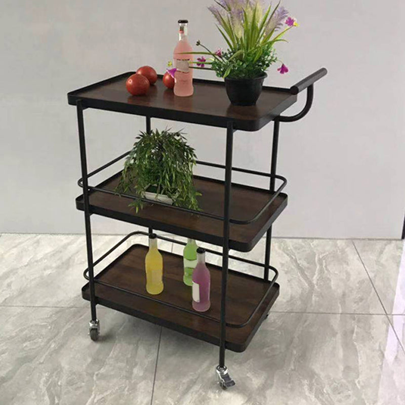 35.43" High Modern Prep Table Rolling Stone Prep Table for Dining Room Clearhalo 'furn' 'furn_kitchen_islands_carts' 'Furniture' 'Kitchen & Dining Furniture' 'Kitchen Islands & Carts' 'kitchen_islands_carts' 5744768