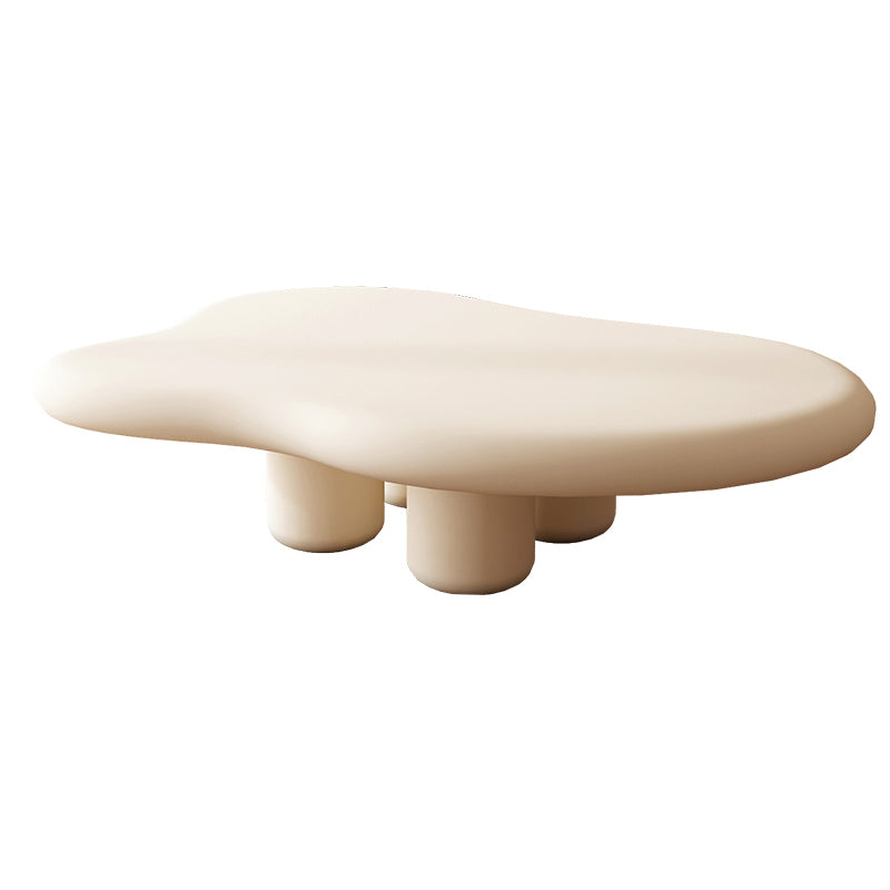 Tavolo da cocktail di caffè in legno scandinavo Forma libera 3 gambe tavolo da cocktail