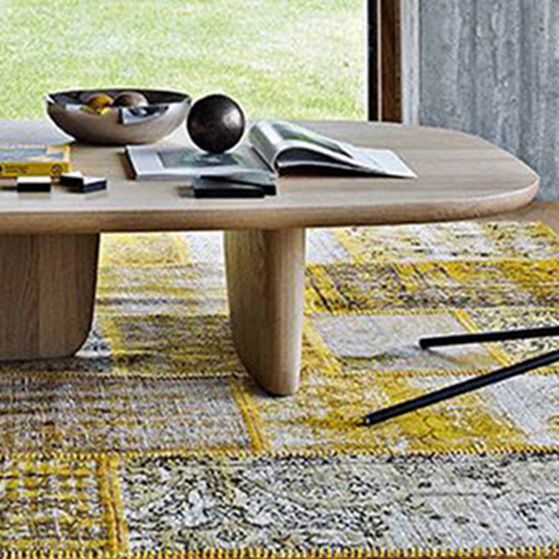 Table basse en bois de table de cocktail de style scandinave de 15,75 po de hauteur